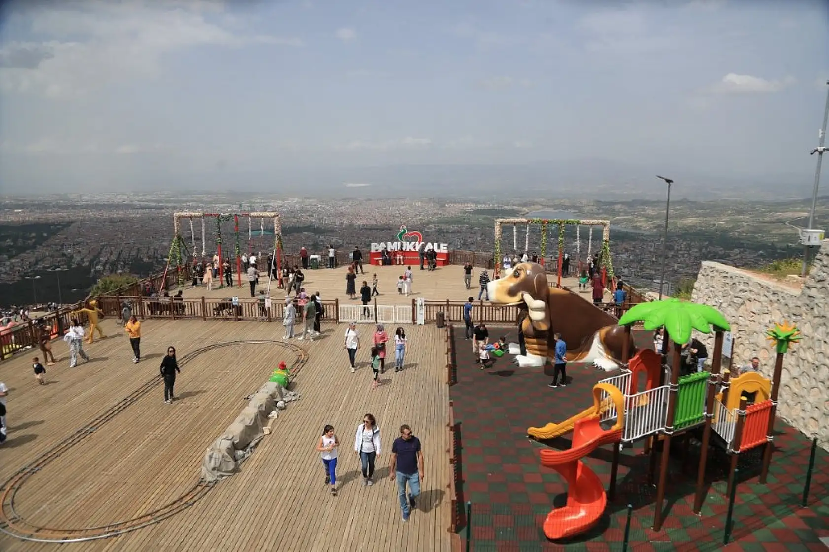 Pamukkale'de bayram bereketi