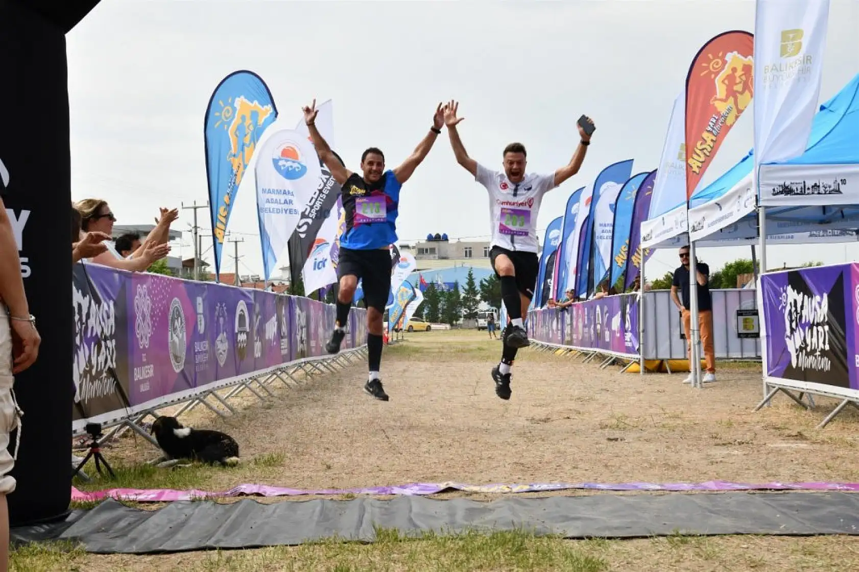 Avşa'da temiz bir Marmara için koştular