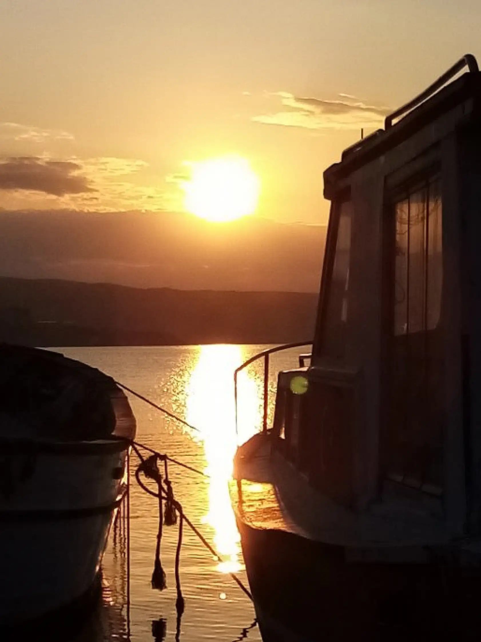 Bandırma'da gün batımı, görenleri hayran bıraktı