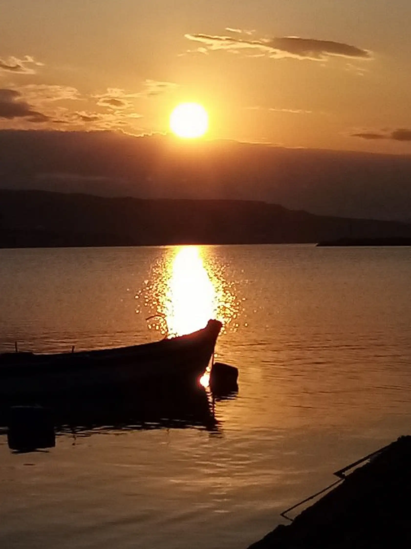 Bandırma'da gün batımı, görenleri hayran bıraktı