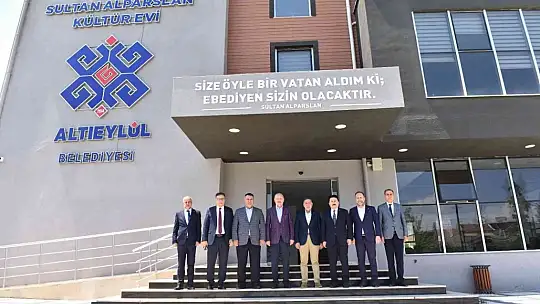 Altıeylül'e üst düzey ziyaret