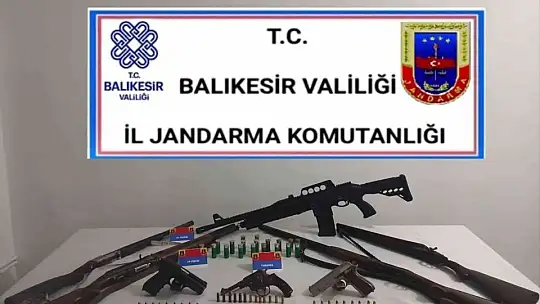 Balıkesir'de jandarmadan 50 şahsa gözaltı