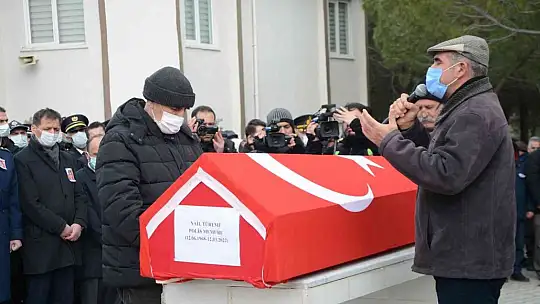 Balıkesir'de şehit polis son yolculuğuna uğurlandı