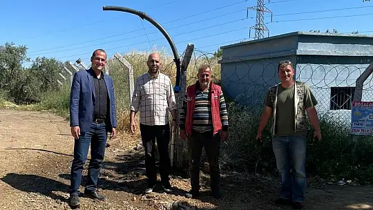Erdek'te tarımda kullanılan su hatları onarıldı