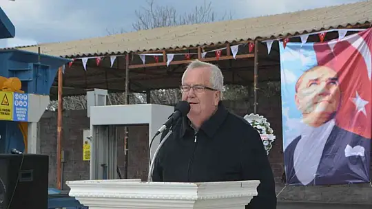 Gömeç'te Kilit Parke Taş Beton Blok Üretim Tesisi hizmete girdi