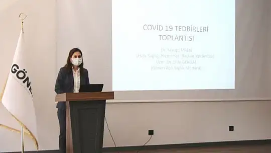 Gönen'de İşletmelere pandemi bilgilendirme toplantısı yapıldı