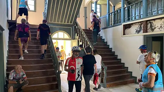 Havran bisikletçileri ağırladı