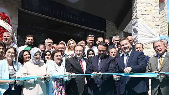 Karesi millet kıraathanesi açıldı