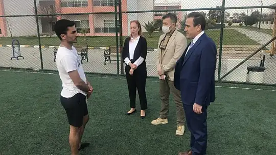 Kaymakam Memiş öğrenci yurtlarını ziyaret etti