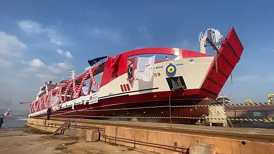 Ro-Ro gemisi 'Tekirdağ 59' denize indi