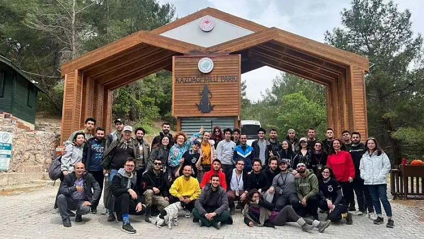 Yıldız Teknik Üniversiteli gençlerden Kazdağlarına bilimsel gezi